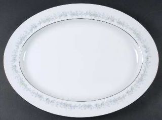 Noritake Marywood 16 Oval Serving Platter, Fine China Dinnerware   Contemporary