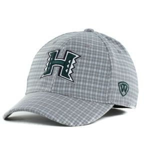 Hawaii Warriors Top of the World NCAA Plaidee One Fit Cap