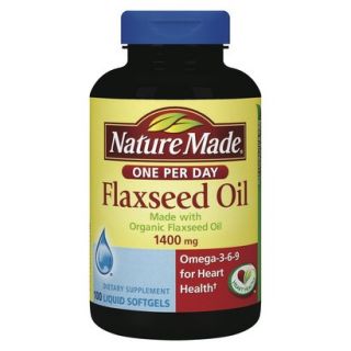 Nature Made Flaxseed Oil 1400 mg Softgels   100 Count