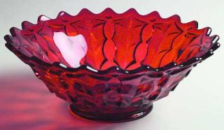 Fostoria Holly Ruby (Giftware) Flared Bowl   Line #Ho02, Ruby Giftware