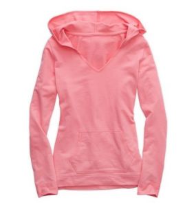 Shimmy Pink Aerie Pullover Hooded Sweatshirt, Womens XS