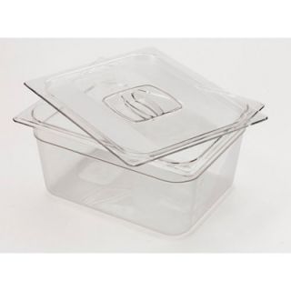 Rubbermaid Clear Food Pan 1/3 Size