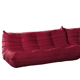 Waverunner Modular Red Sectional Sofa