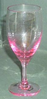 Fostoria Silhouette Pink Tulip Wine   Stem #6102, Pink