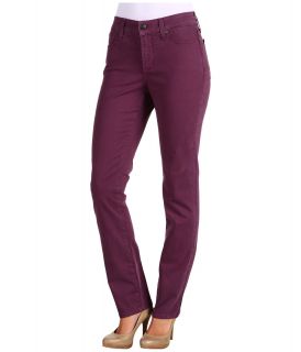 NYDJ Sheri Skinny Fine Line Twill Womens Casual Pants (Purple)