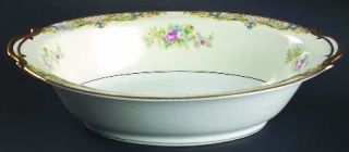 Noritake Carmela (95635 & No #) 10 Oval Vegetable Bowl, Fine China Dinnerware  