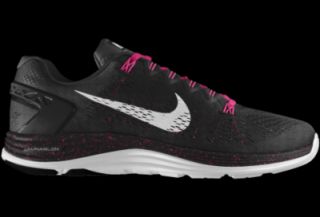 Nike LunarGlide 5 iD Custom (Wide) Kids Running Shoes (3.5y 6y)   Pink
