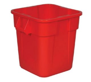 Rubbermaid 28 gal Square BRUTE Container   Red