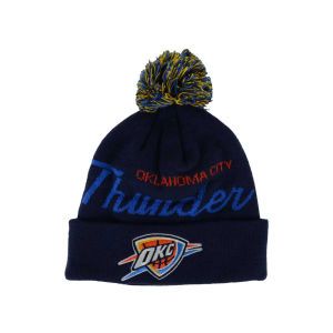 Oklahoma City Thunder NBA Special Script Pom Hat