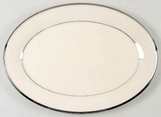 Lenox China Solitaire 16 Oval Serving Platter, Fine China Dinnerware   Dimensio