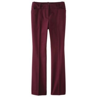 Mossimo Womens Doubleweave (Curvy Fit) Pant   Purple 10 Short