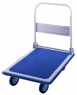 Luxor Furniture Small Platform Dolly w/ Non Skid Vinyl Deck & Stainless Frame, 400 lb Capacity