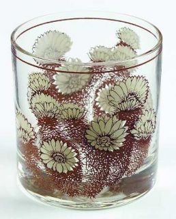 Noritake Desert Flowers 8 Oz Glassware Old Fashioned, Fine China Dinnerware   Br