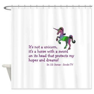  Scrubs Unicorn Quotes Shower Curtain  Use code FREECART at Checkout