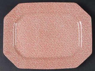 Royal Crownford Country Chintz Pink 11 Oval Serving Platter, Fine China Dinnerw