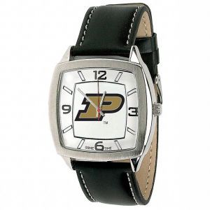Purdue Boilermakers Game Time Pro Retro Leather Watch