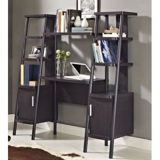Altra Ladder Bookcase Towers with Desk 9807096