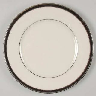 Lenox China Black Royale Salad Plate, Fine China Dinnerware   Cosmopolitan,Black
