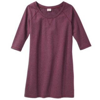 Mossimo Supply Co. Juniors Sweatshirt Dress   Burgundy Heather S