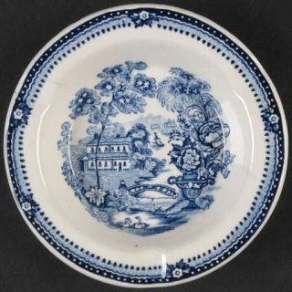 Royal Staffordshire Tonquin Blue 4 Ashtray, Fine China Dinnerware   Blue Floral