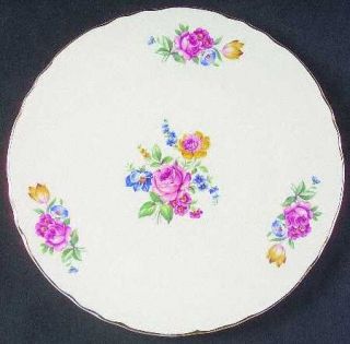 SCIO Hazel Salad Plate, Fine China Dinnerware   Ranson Shape, Floral, No Backsta