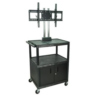 H. Wilson Tuffy 44 Mobile Flat Panel TV Cart with Locking Cabinet WPTV44CE