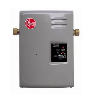Rheem RTE 9 Tankless Water Heater, 240V 38A Electric SinglePoint Indoor, 3 GPM