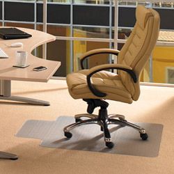 Floortex Cleartex Advantagemat Pvc Chair Mat (45 X 53) For Carpet