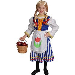 Girls Dutch Girl Costume