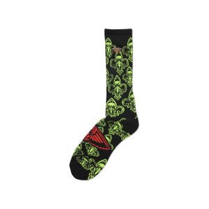 New Orleans Pelicans For Bare Feet Neon Repeat Crew Sock