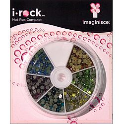 I rock Hot Rox Adhesive Jeweltones Gems Compact 800 pc Pack