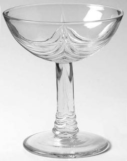 Heisey Stanhope Champagne/Tall Sherbet   Stem #1483, Clear