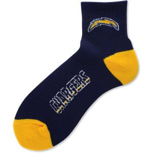 San Diego Chargers For Bare Feet Ankle TC 501 Socks