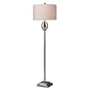 Dimond Lighting DMD D1427W Waverly Floor Lamp with Milano Pure White Shade