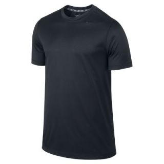 Nike Sphere Short Sleeve Crew Mens Training Shirt   Black