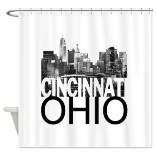  Cincinnati Skyline Shower Curtain  Use code FREECART at Checkout
