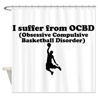  Obsessive Compulsive Basketball Disorder Shower Cu  Use code FREECART at Checkout