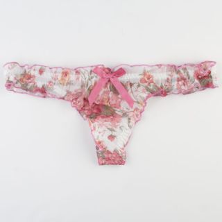 Youre Gonna Say You Love Me Thong White/Pink In Sizes Large, Small, Medium For