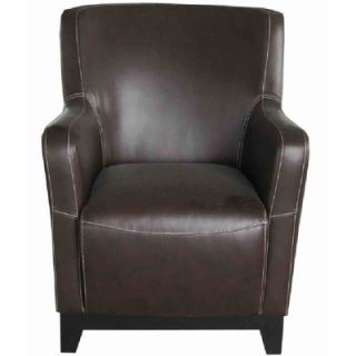 Emerald Home Furnishings Amanda Accent Chair in Faux Leather U905BL 05