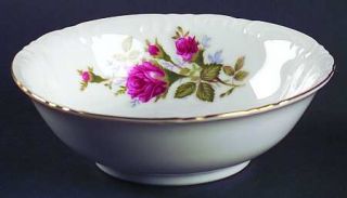 Lipper & Mann (L & M) Pompadour Rose (Gold Trim) Coupe Cereal Bowl, Fine China D