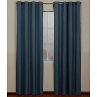 Armant Grommet Top Curtain Panel, Blue