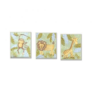 Giraffe, Monkey and Lion Wall Art Plaques (set Of 3) (MediumSubject AnimalsPiece dimensions 15 inches high x 11 inches wide x 0.5 inch deep (each plaque) )