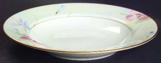 Mikasa Matisse Rim Soup Bowl, Fine China Dinnerware   Pastel Abstract     Floral