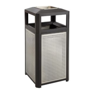 Safco Products Evos  Series Steel Waste Receptacle 9933BL