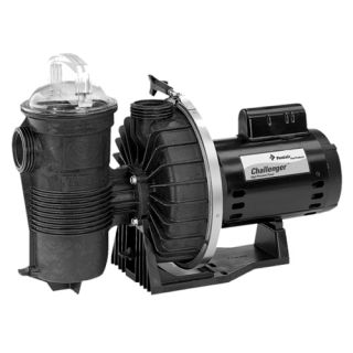 Pentair 345290 Challenger 208230/430V SingleSpeed High Pressure Pool Pump, 0.75 HP Three Phase Full Rated