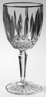 Mikasa Old Dublin Gold Water Goblet   Clear