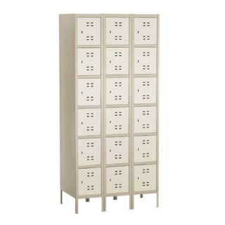 Safco Products 3 Column Box Locker SAF5527GR / TN Color Tan