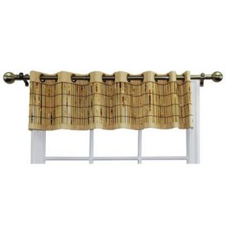 Bamboo Grommet Window Valance   Tan (72x12)