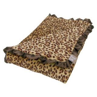 Berry Leopard Receiving Blanket