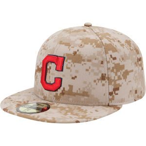 Cleveland Indians New Era MLB 2013 Memorial Day Stars & Stripes 59FIFTY Cap